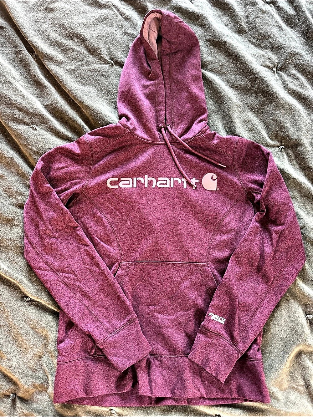 Carhartt womens Purple Hoodie Size Medium